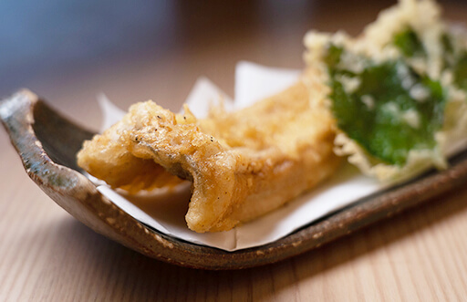 あなご一本天ぷら